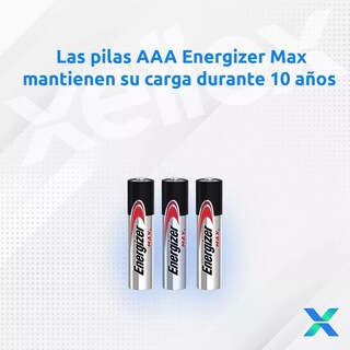 Foto 6 | Pack de 8 pilas Energizer Max AAA alcalinas de 1.5V con Tecnología Powerseal