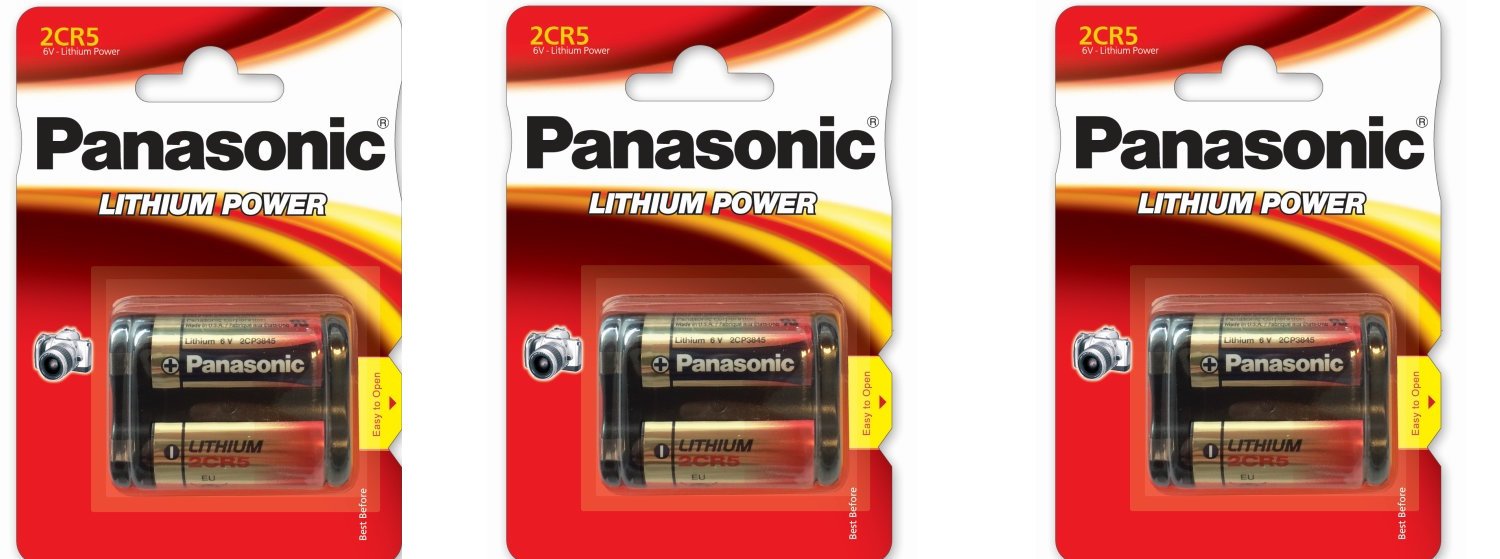 Foto 1 | Batería Panasonic 2cr5m De Litio Fotográfico De 6 V Para Cámaras De Cine X3 - Venta Internacional.