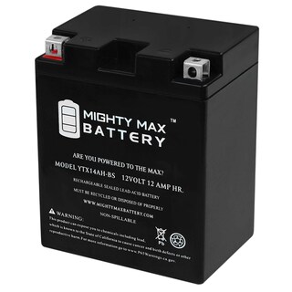 Foto 1 | Batería Para Moto Mighty Max Battery Ytx14ah-bs 12 V 12 Ah - Venta Internacional.