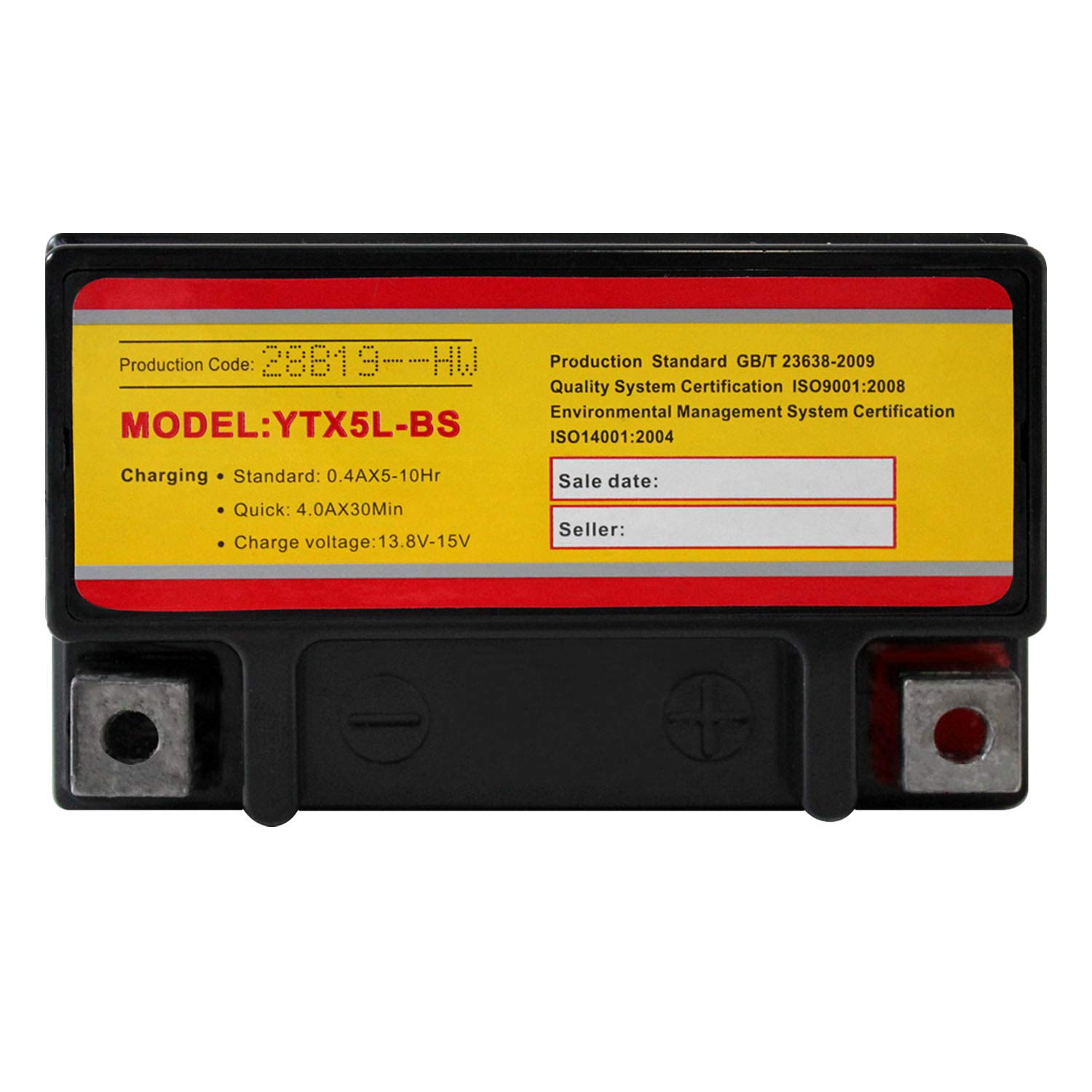Foto 5 | Batería Para Moto Mighty Max Ytx5l-bs 12 V 4 Ah 80 Cca Sla Agm - Venta Internacional.