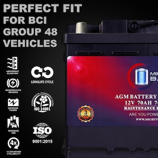 Foto 4 | Batería De Coche Mighty Max Battery Mm-h6 12 V 70 Ah 760 Cca - Venta Internacional.