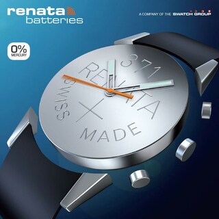 Foto 5 | Batería Renata 371 Sr920sw, 1,55 V, Óxido De Plata (50 Unidades) - Venta Internacional.