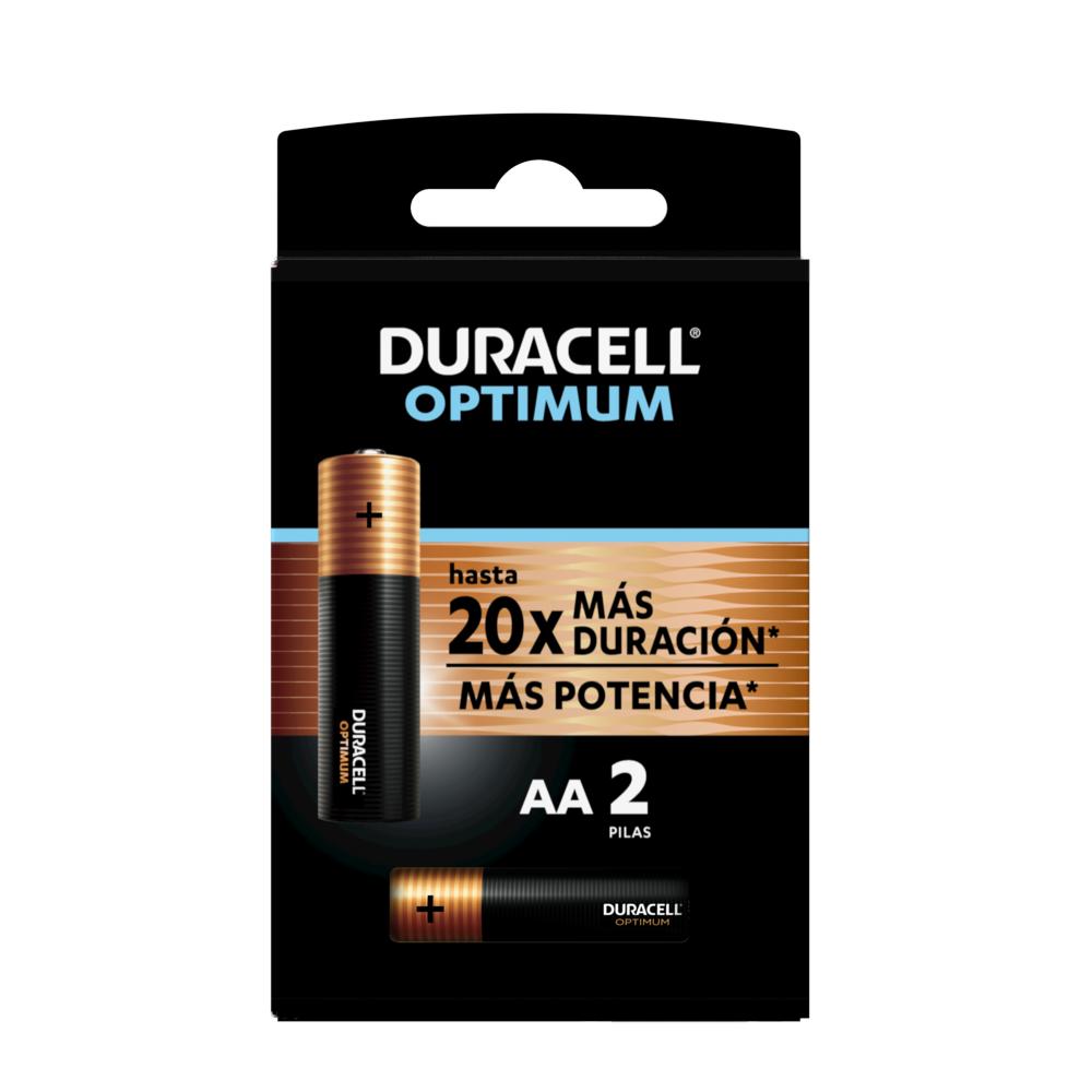 Foto 2 pulgar | Duracell Alcalina Aa Con 2 Unidades Optimum 1.5v