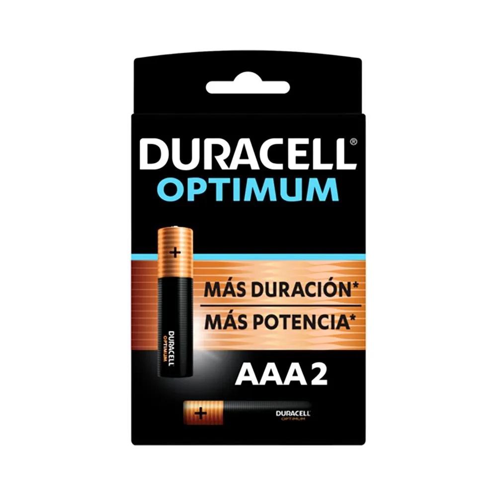 Foto 2 pulgar | Duracell Alcalina Aaa Con 2 Unidades Optimum 1.5v