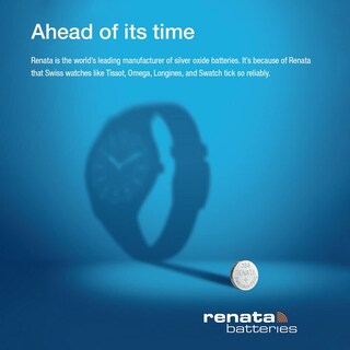 Foto 4 | Pilas De Reloj Renata 371 Sr920sw 1 55 V Óxido De Plata 100 Unidades - Venta Internacional.