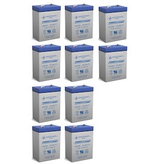 Foto 1 | Batería Power Sonic De 6 V 4 5 Ah Para Dual-lite 12-295 Paquete De 10 - Venta Internacional.