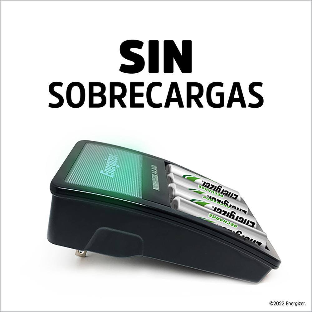 Foto 3 pulgar | Cargador De Pilas Energizer Maxi 2 AA+ 4 Pilas AAA