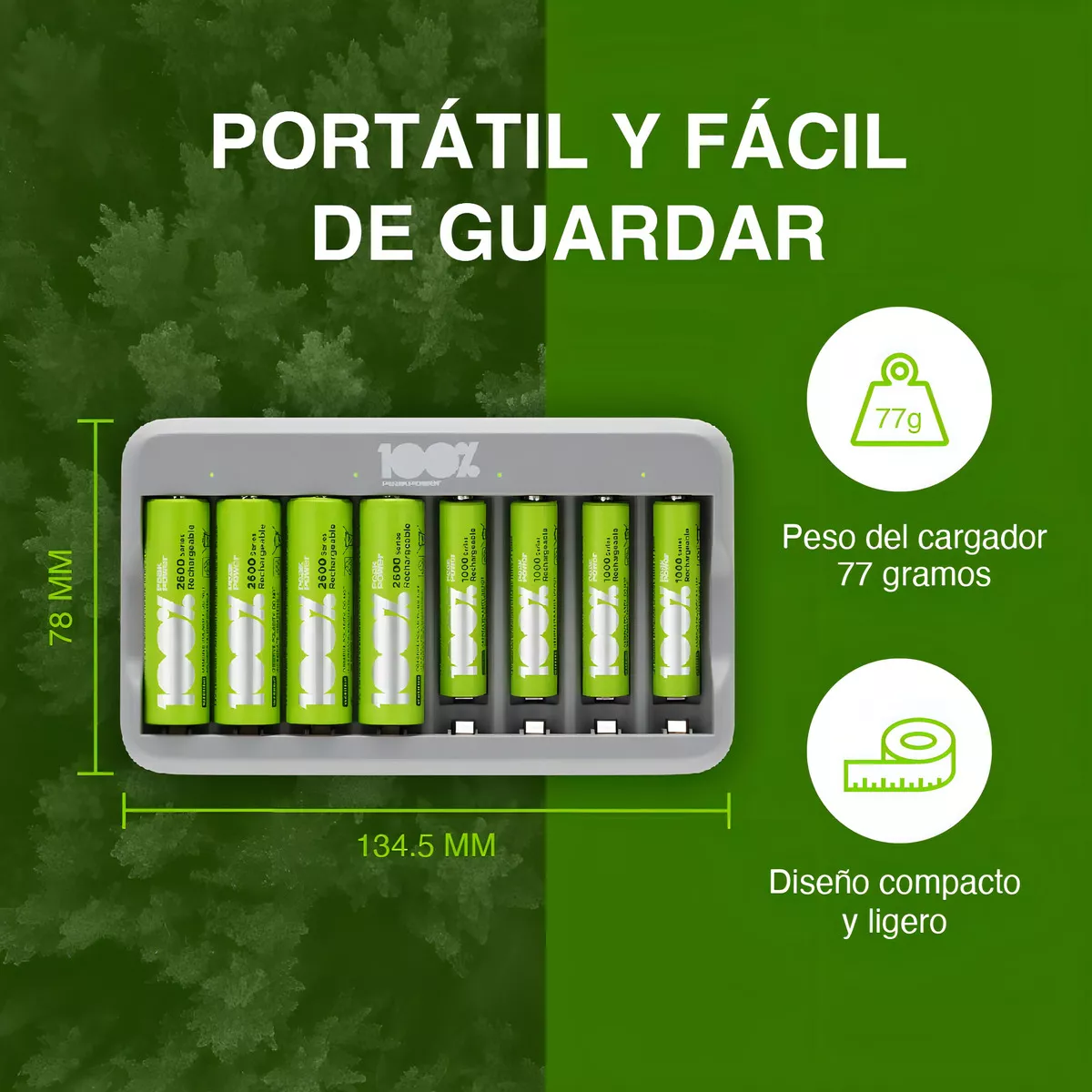 Foto 3 pulgar | Cargador Pilas Recargables Aa Y Aaa Eo Safe Imports Esi-18236 Multicolor