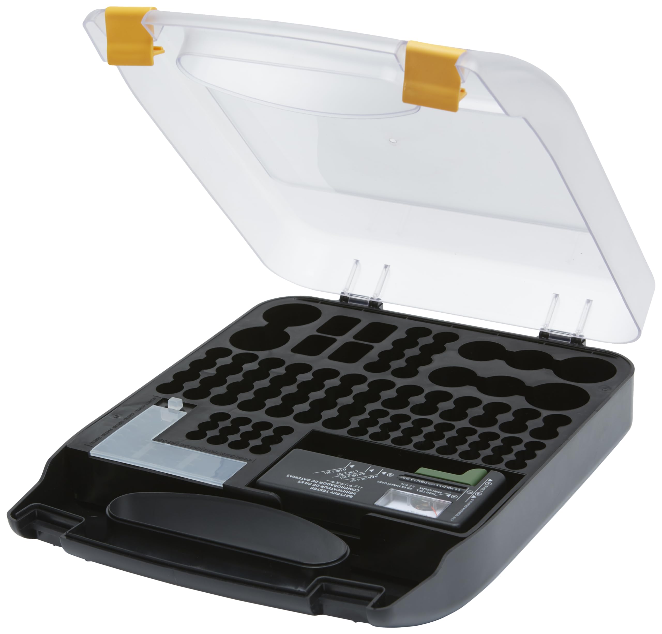Organizador De Baterías Amazon Basics Con Batería Tester 110 - Venta Internacional.