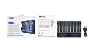 Foto 6 | Cargador Inteligente Xtar Vc8 De 8 Ranuras Para Baterías Ni-mh Con Carga De 3 A - Venta Internacional.