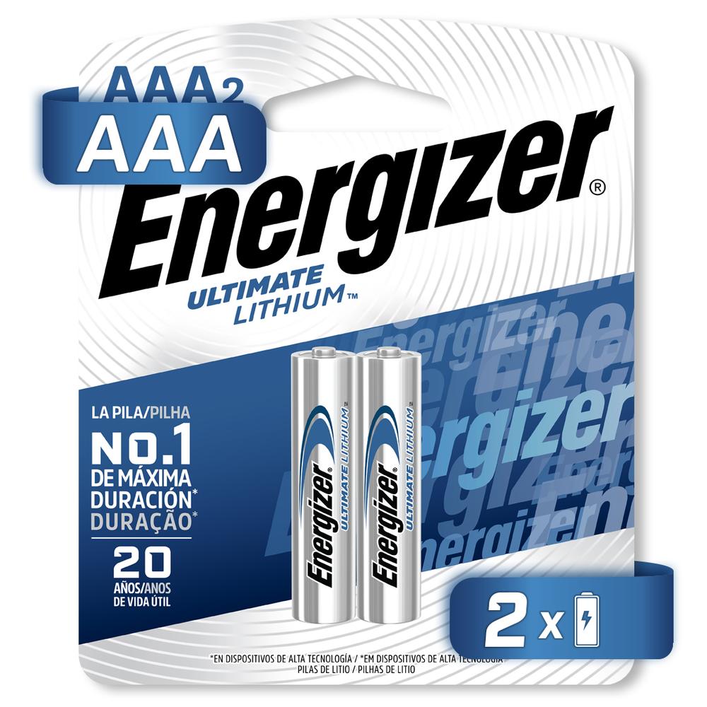 Foto 2 pulgar | Pila Energizer Litio Aaa Blister con 2 Unidades