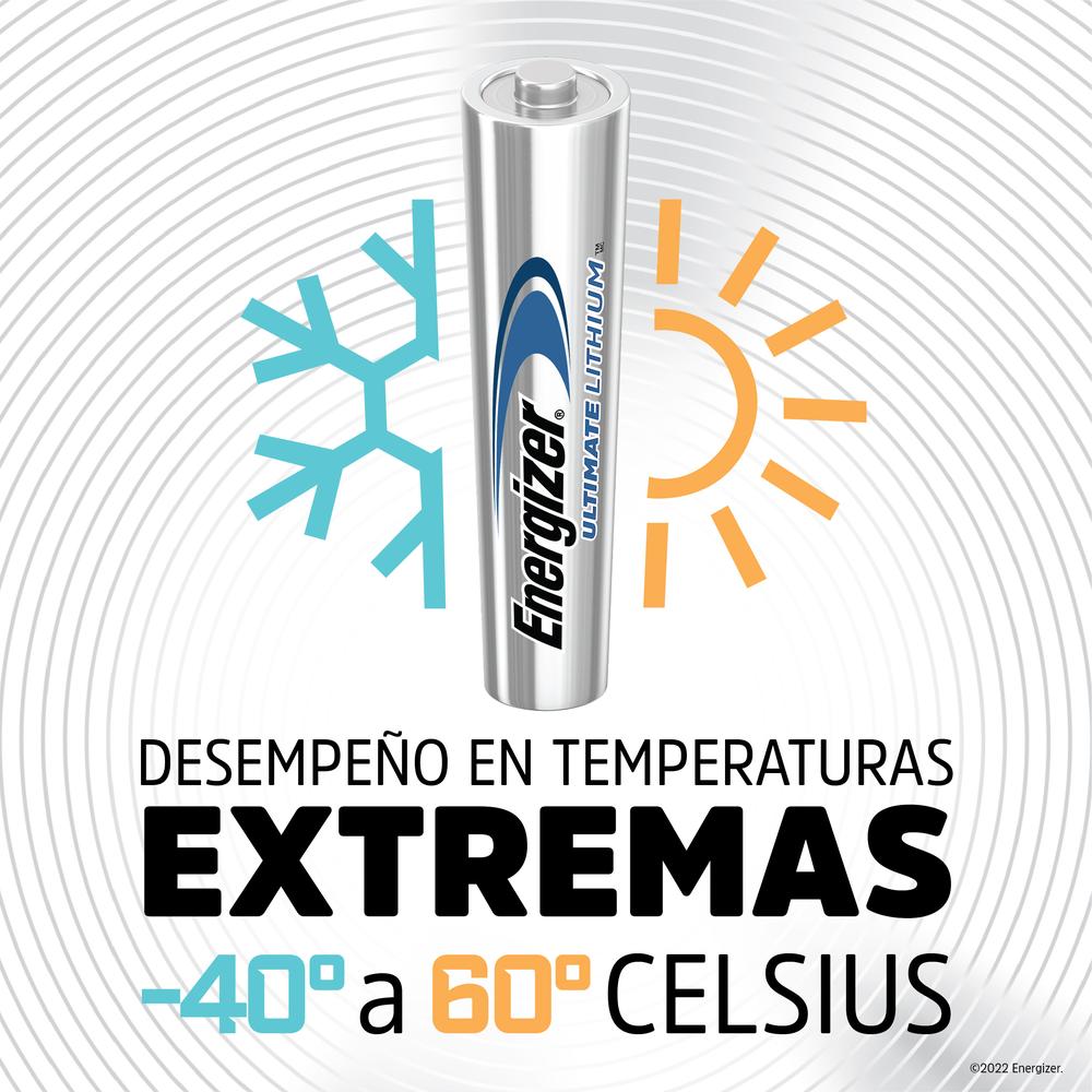 Foto 5 pulgar | Pila Energizer Litio Aaa Blister con 2 Unidades