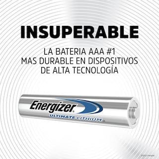Foto 7 | Pila Energizer Litio AAA Blister 12 Unidades 1.5 V
