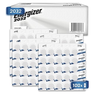 Foto 2 | Pila Botón Energizer 2032 Litio Tira 100 Unidades