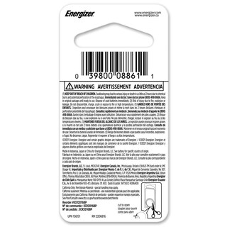 Foto 4 | Pila Botón Energizer 2016 Litio Blister 6 Unidades