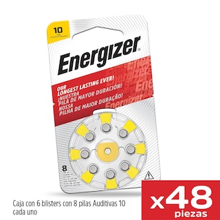 Foto 7 | Pila Energizer XPIENEAUDAC10-6AP Auditiva 10 con 48 Pilas Botón