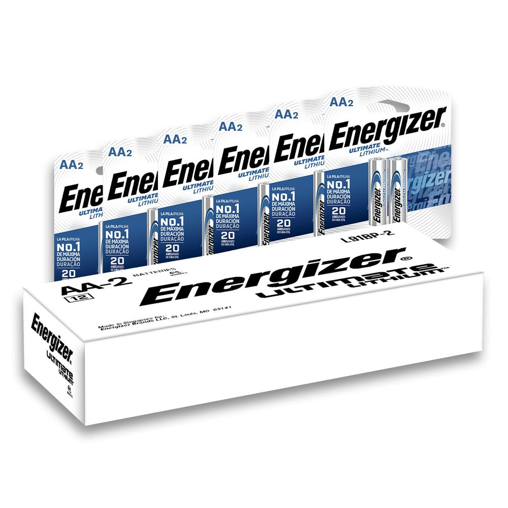 Foto 2 | Pila Energizer Litio Aa Blister 12 Unidades 1.5v