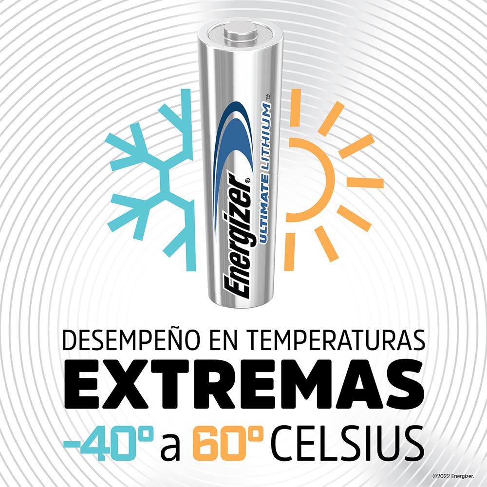 Foto 6 pulgar | Pila Energizer Litio Aa Blister 12 Unidades 1.5v