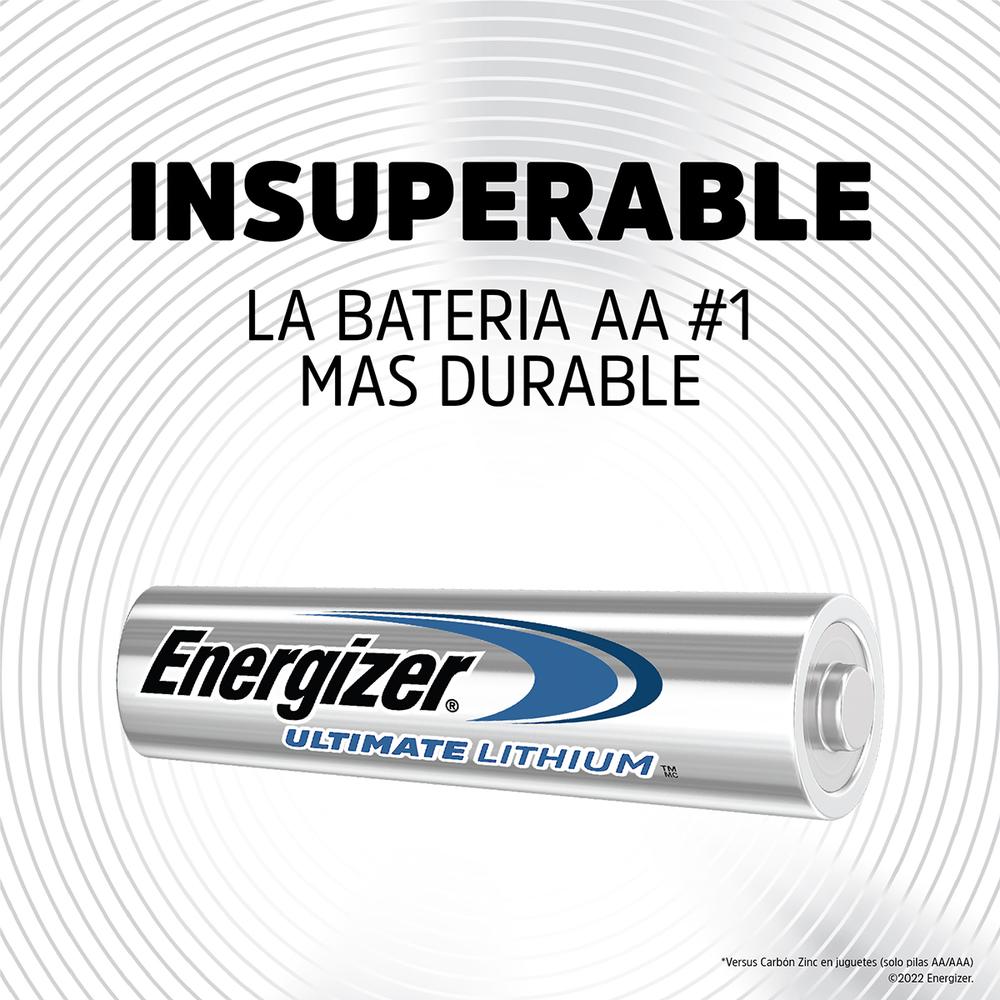 Foto 9 pulgar | Pila Energizer Litio Aa Blister 12 Unidades 1.5v