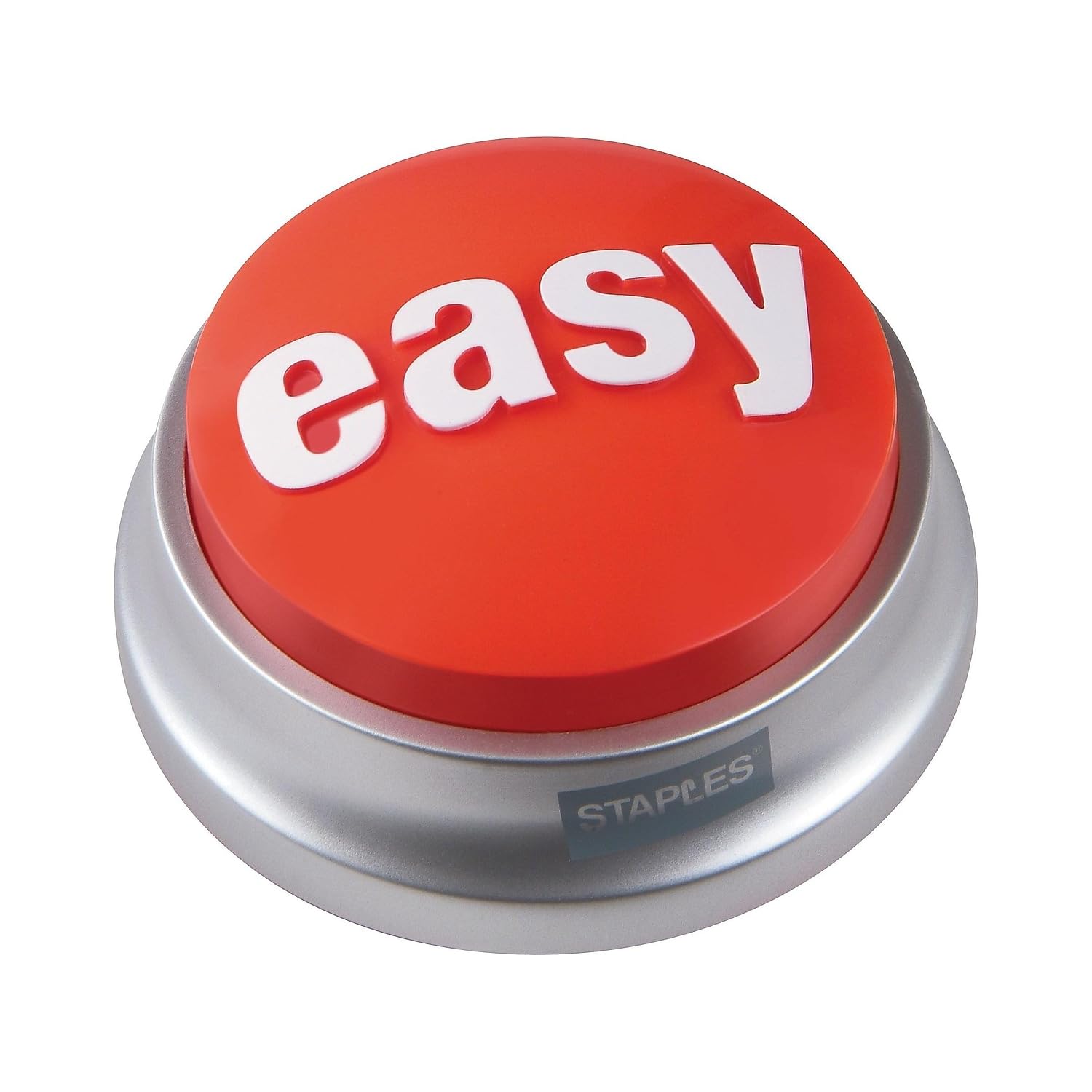 Easy Button Staples 606396 Con 2 Pilas Aaa Incluidas - Venta Internacional.