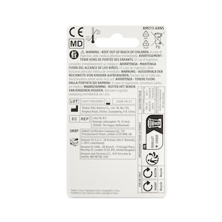 Foto 3 | Pilas Para Audífonos Amazon Basics, Tamaño 13, Paquete De 60 - Venta Internacional.