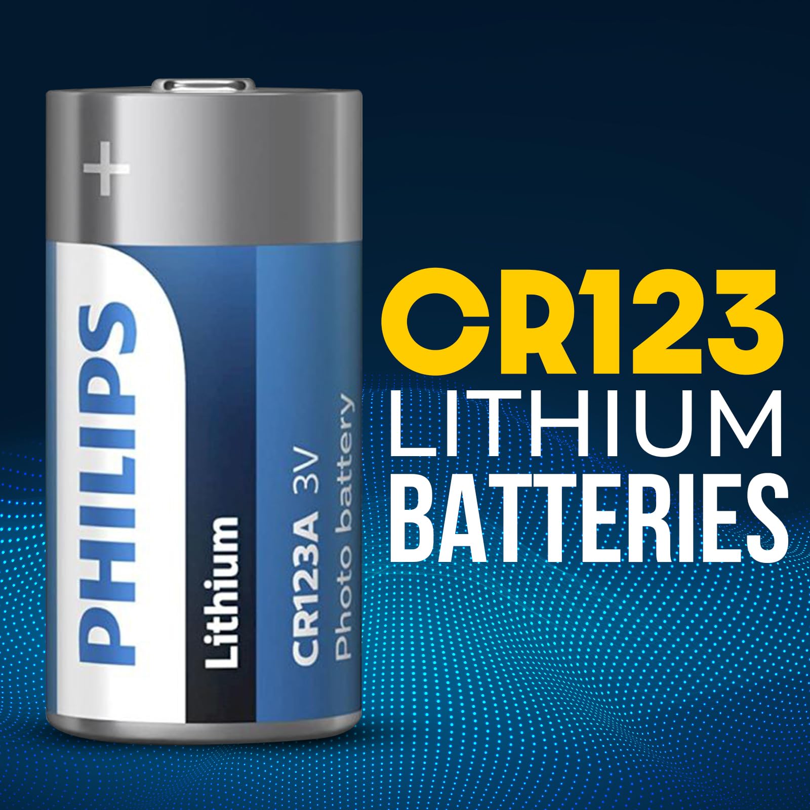 Foto 3 pulgar | Batería De Litio Philips Cr123a 3v 1600mah, Paquete De 40 - Venta Internacional.