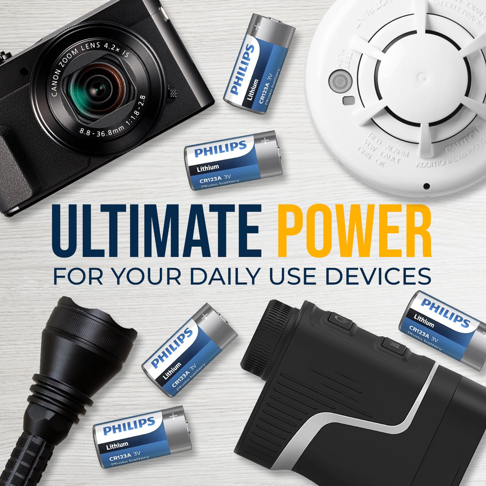 Foto 5 | Batería De Litio Philips Cr123a 3v 1600mah, Paquete De 40 - Venta Internacional.