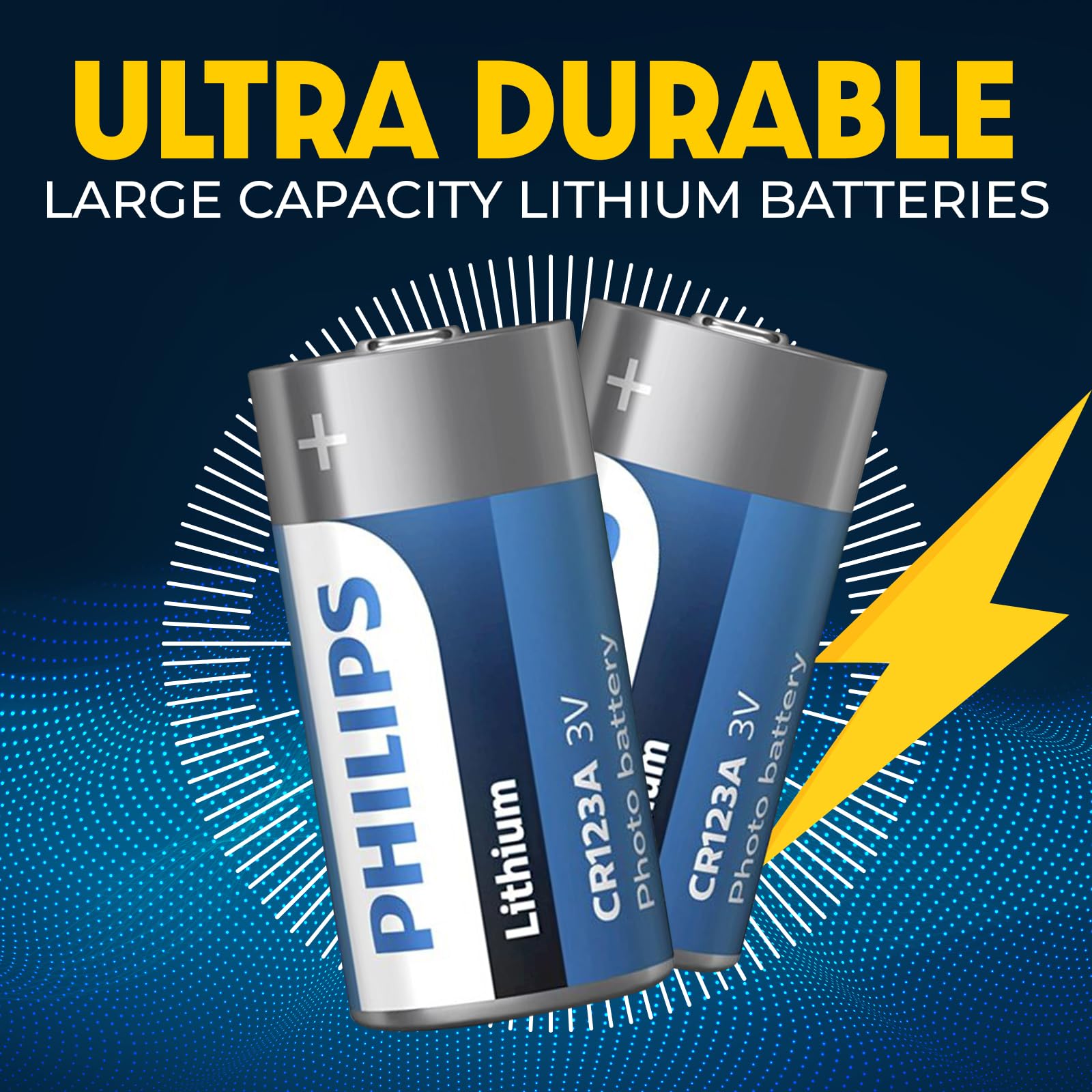 Foto 8 pulgar | Batería De Litio Philips Cr123a 3v 1600mah, Paquete De 40 - Venta Internacional.