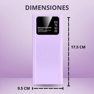 Foto 2 | Pila Portátil Recargable Power Bank Buytiti 2000 Mah Con Linterna Led