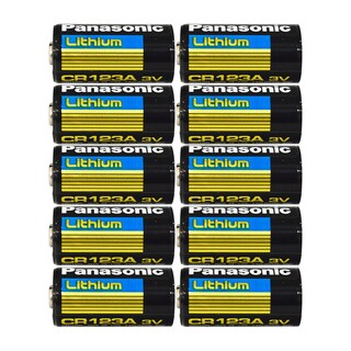 Foto 1 | Batería Panasonic Cr123a De Litio, 3 V, 1,55 Ah (paquete De 10) - Venta Internacional.