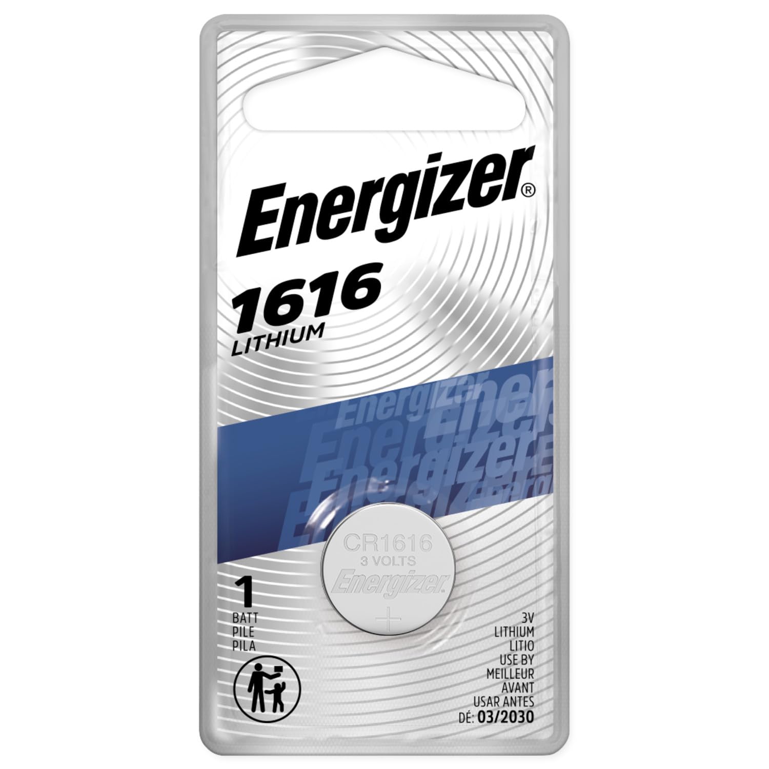 Batería De Litio Energizer 1616, 3 V, Paquete De 1 Unidad - Venta Internacional.