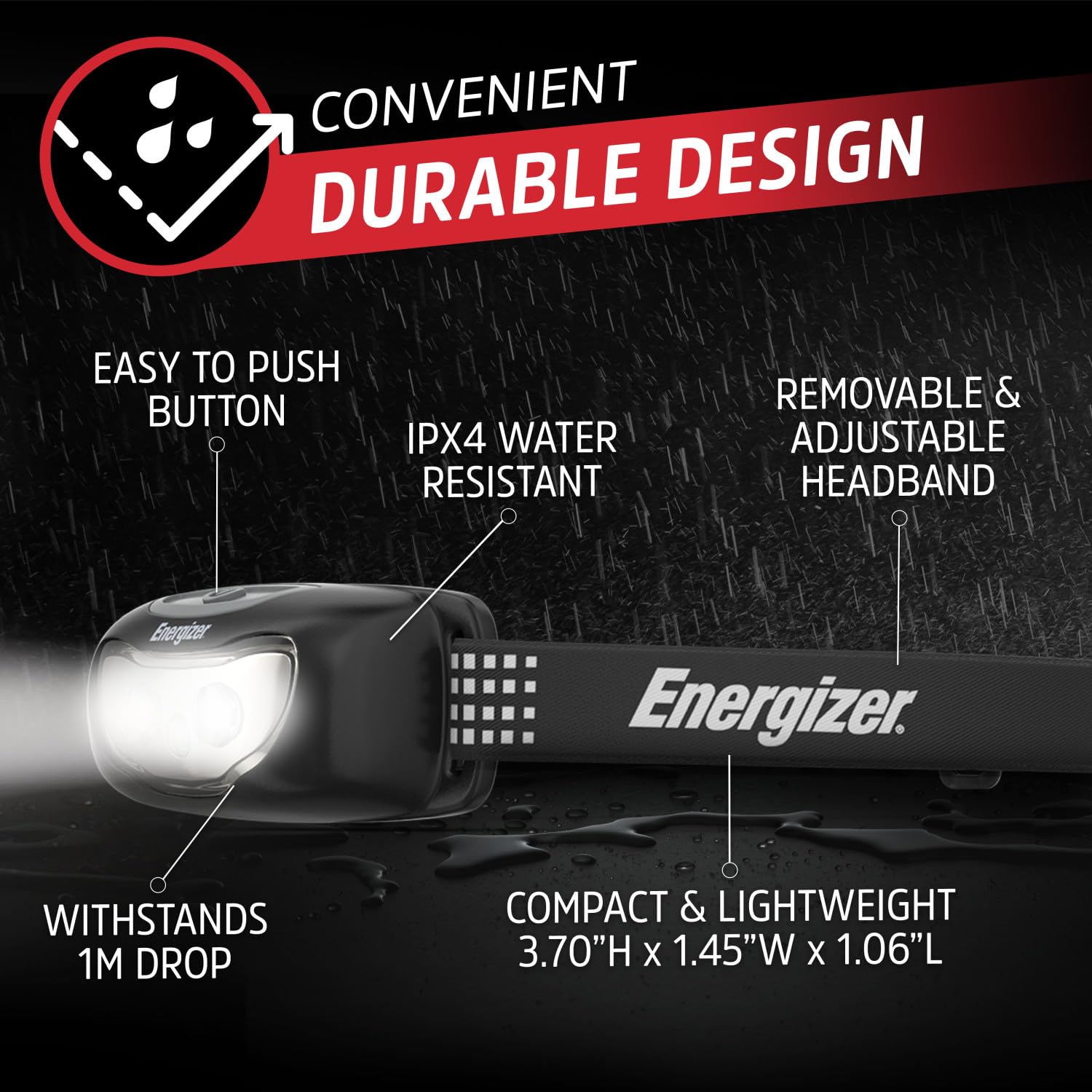 Foto 6 pulgar | Linterna Frontal Energizer Universal Plus Led Ligera, Paquete De 2 - Venta Internacional.