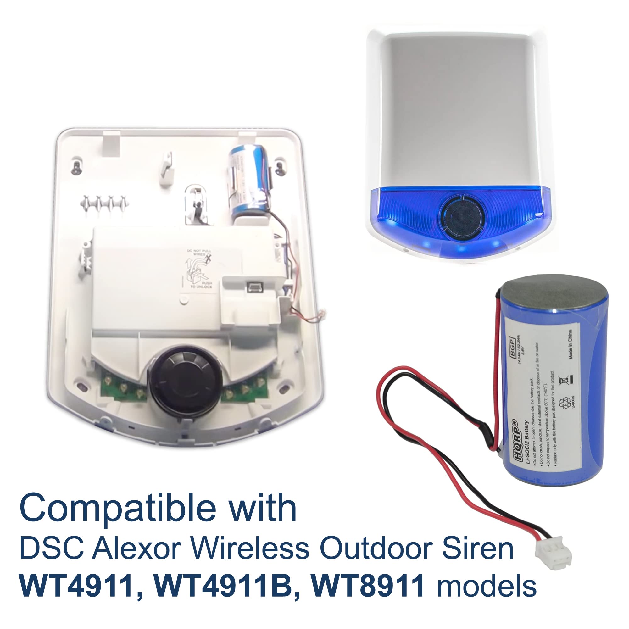 Foto 6 | Batería Hqrp Er34615m-t1 Wt4911batt 3 6 V 14 5 Ah  Tamaño D - Venta Internacional.