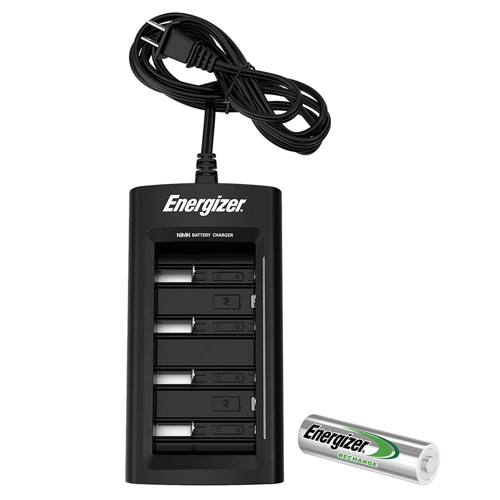 Foto 5 pulgar | Cargador Universal Pilas Energizer + 4 Pilas Recargables AA