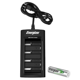 Foto 4 | Cargador Universal Pilas Energizer + 4 Pilas Recargables AA