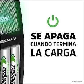 Foto 3 | Cargador de Pilas Energizer Maxi ECOM8 más 2 Pilas AAA Recargables