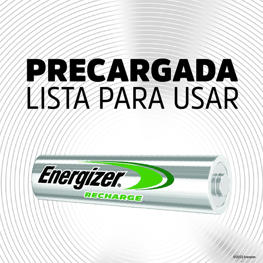 Foto 6 pulgar | Baterías Recargables Energizer Aa 2000 Mah Blister 12 Unidades