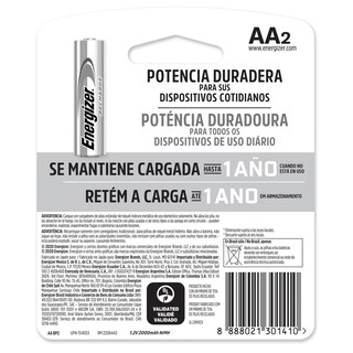 Foto 8 | Baterías Recargables Energizer Aa 2000 Mah Blister 12 Unidades
