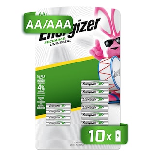 Foto 7 | Pilas Energizer Recargables 6 Aa 2000 Mah + 4 Aaa 700 Mah