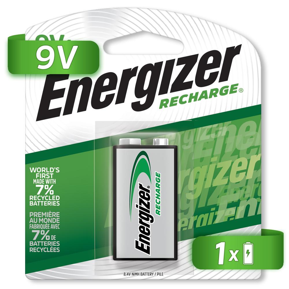 Foto 2 pulgar | Pila Energizer 9v Recargable Blister 12 Unidades