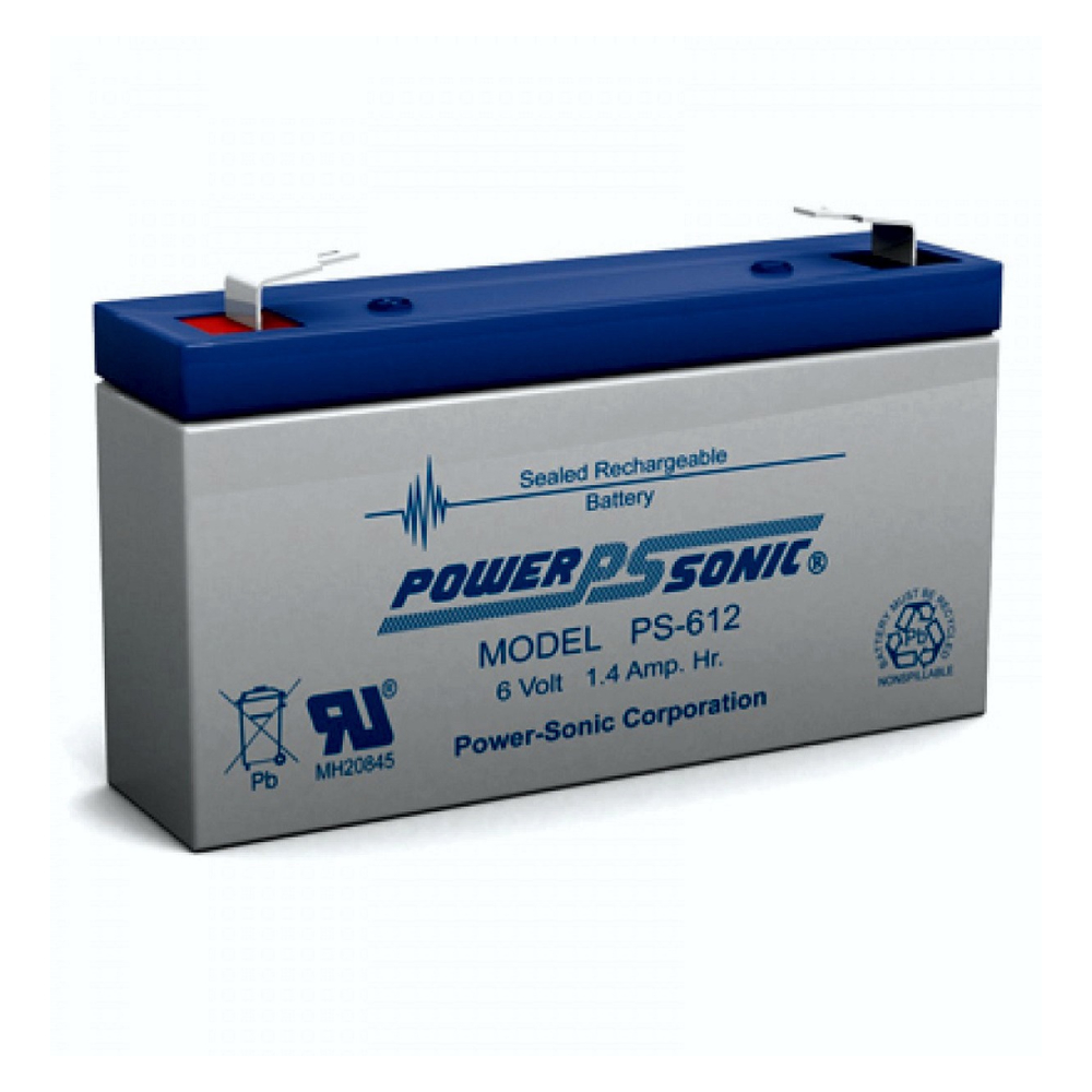 Foto 1 | Batería Respaldo Power Sonic Ps-612 F1 6v 1.4ah