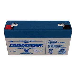 Foto 2 | Batería Respaldo Power Sonic Ps-612 F1 6v 1.4ah