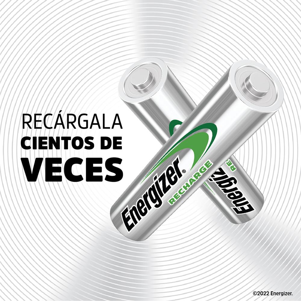 Foto 7 | Pilas Recargables Energizer Aa 2 Unidades + Aaa 2 Unidades