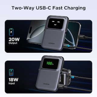 Foto 2 | Batería Externa Ugreen Magsafe 5000 Mah Carga Rápida 20 W - Venta Internacional