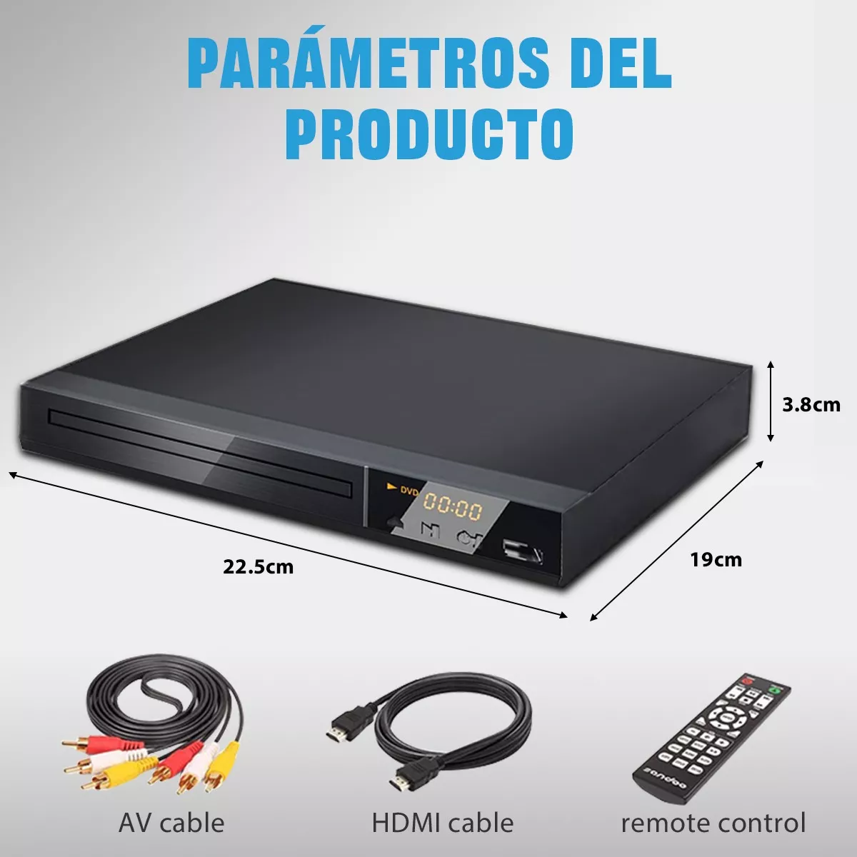 Foto 3 pulgar | Reproductor De Dvd Para Tv Eo Safe Imports Esi-16209 Negro