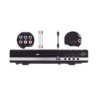 Foto 2 | Reproductor De Dvd Hdmi Hd 1080p Para Tv Usb Rca Eo Safe Imports Esi-16211 Negro