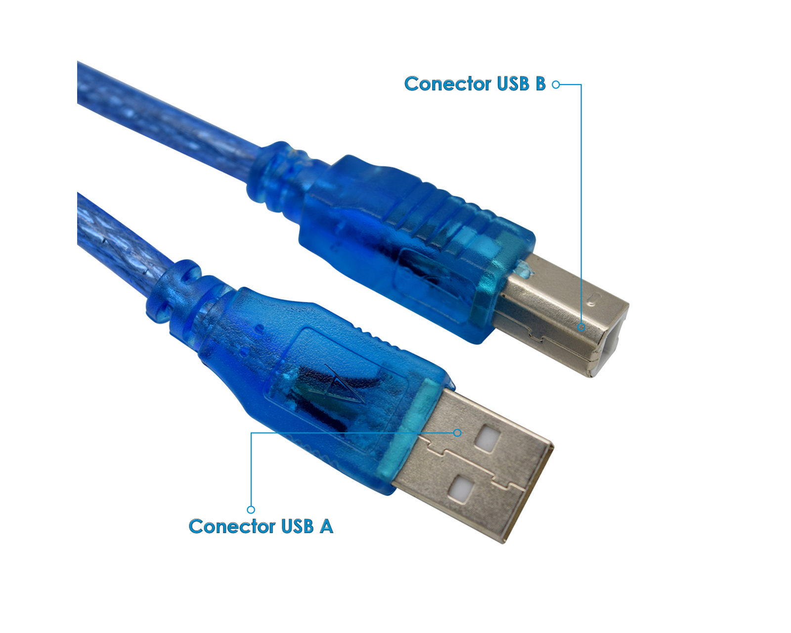 Foto 3 pulgar | Cable Usb 2.0 Tipo A-b Virtual Zone 10m Para Impresora O Escaner