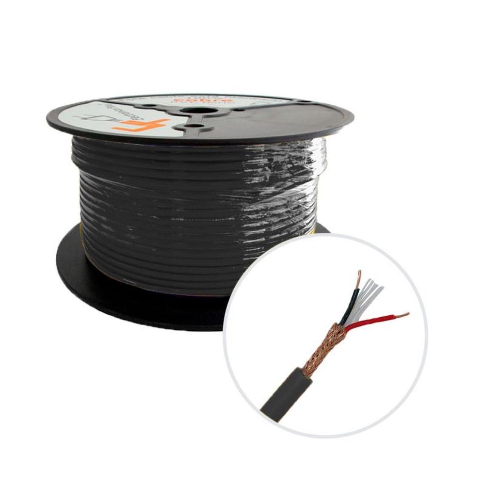 Foto 2 | Cable Negro Para Micrófono Cal. 2 X 24 Uso Rudo