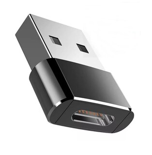 Foto 5 | Adaptador Usb Tipo C Hembra A Usb Macho Negro