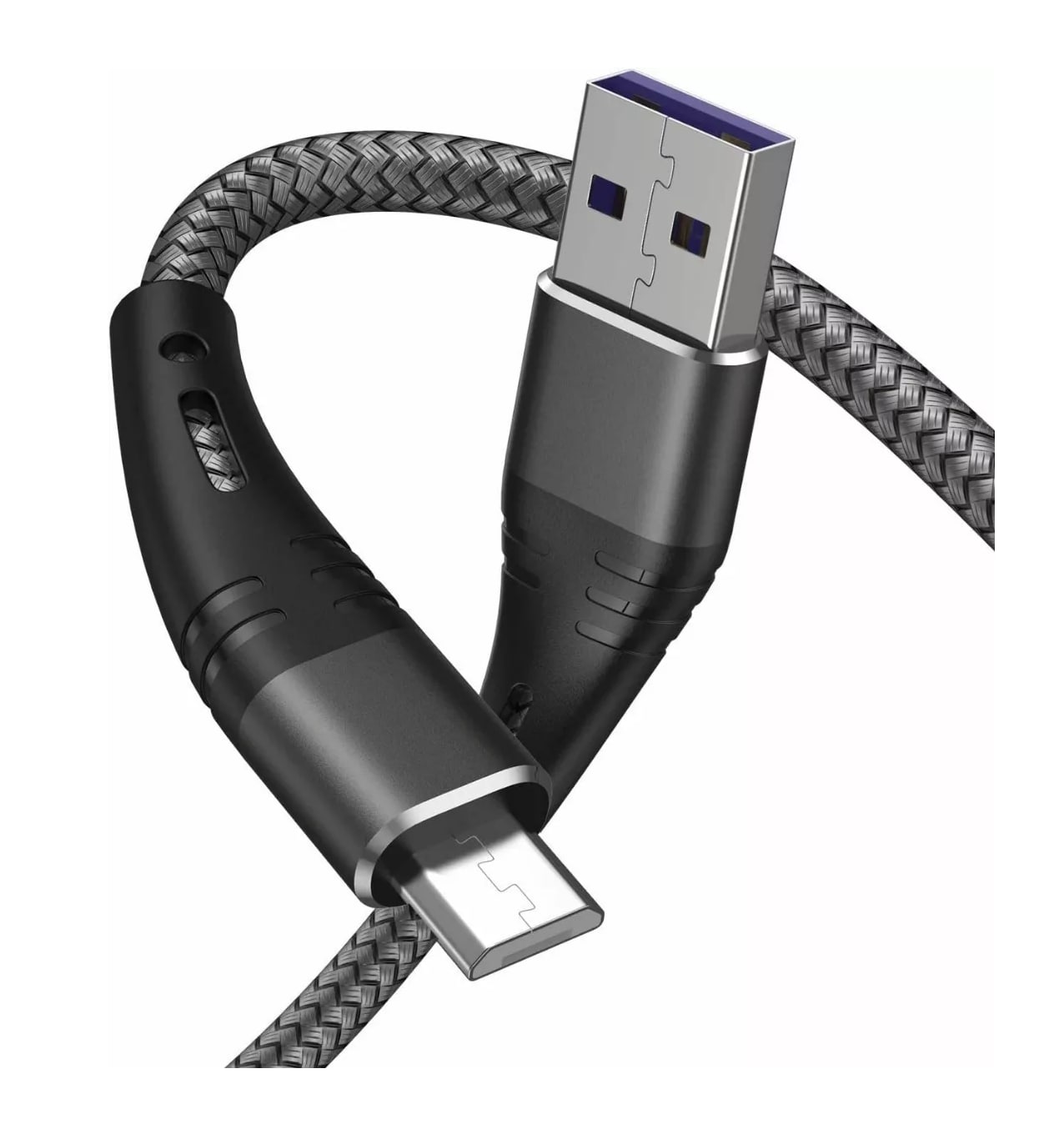 Cable V Micro Usb De Datos Carga R Pida M Piezas Gris Coppel Com